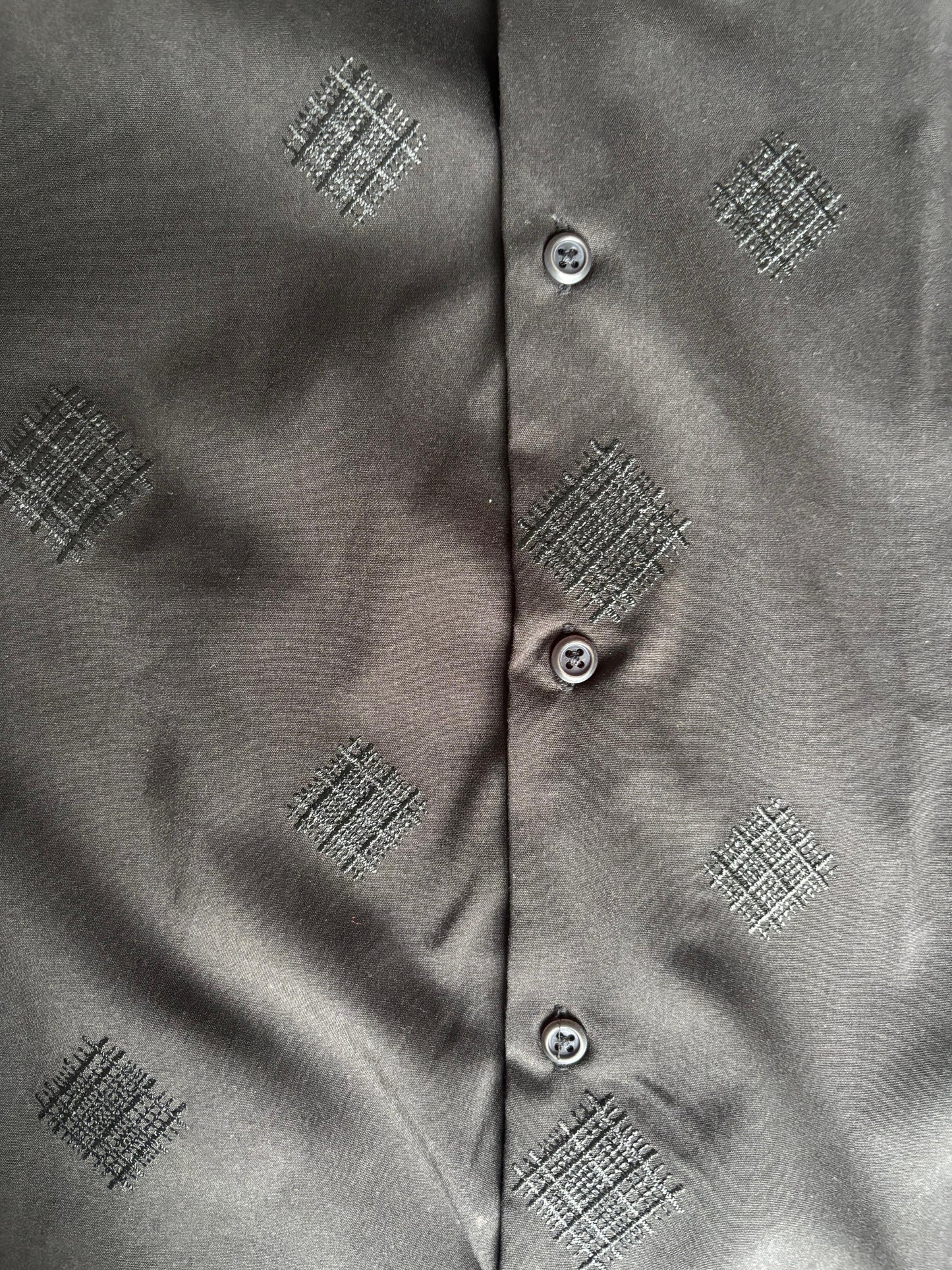 FORMAL EMBROIDERY BLACK SHIRT